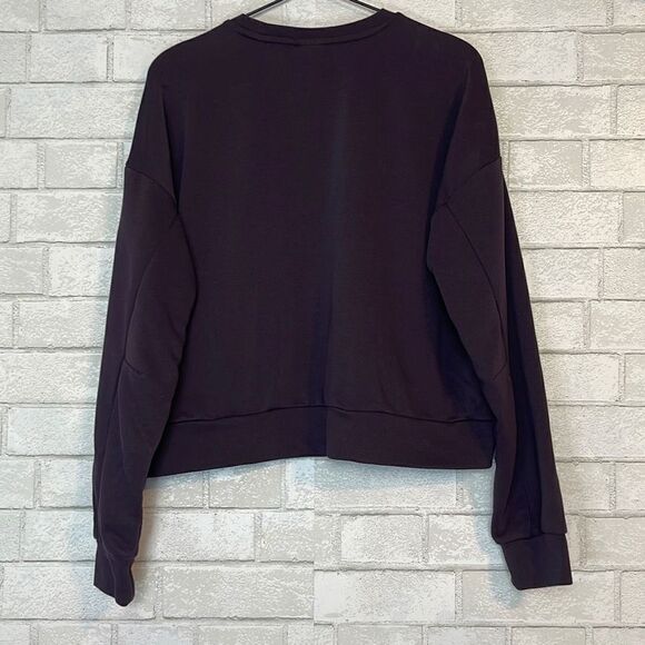 Adidas x Zoe Saldana Crewneck Crop Sweatshirt L NWT - Picture 4 of 7